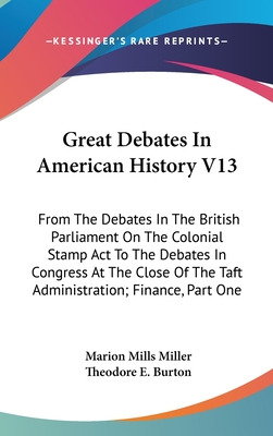 Libro Great Debates In American History V13: From The Deb...