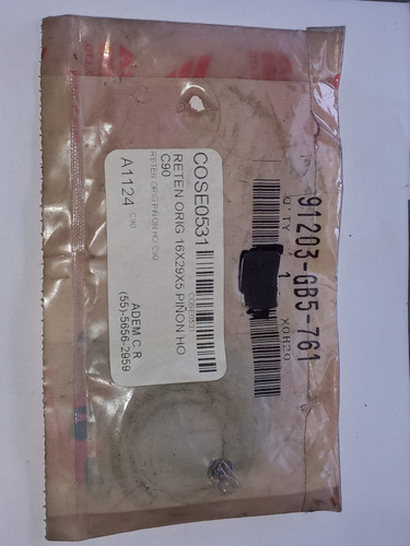 Reten Piñon Honda C90 Original 16x29x5