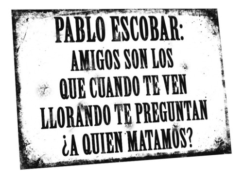 Cartel De Chapa Frases Vintage Barbacoa Parrillero Bar