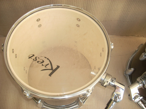 2 Toms 12 Y 13 Bateria Y 2 Holders Percusion Adulto Krest (Usado)