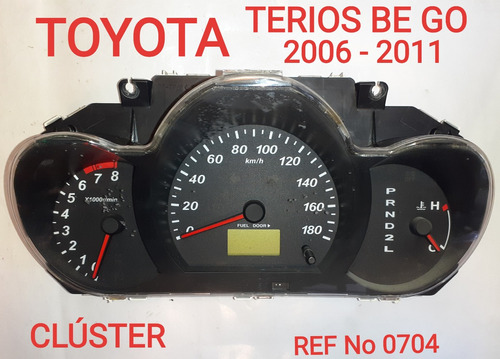Toyota Terios Be Go Cluster 2006 - 2011