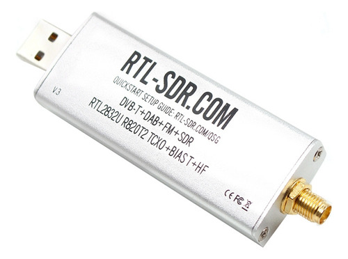 Rtl Sdr V3 R820t2 Rtl2832u 1 Ppm Tcxo Sma Rtlsdr Software De