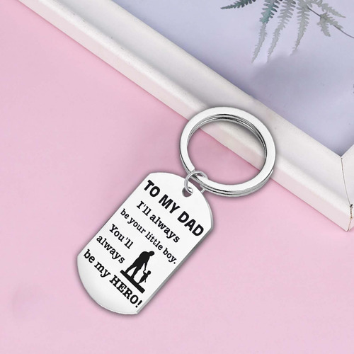 Llavero Papá, Regalo Del Día De Hijo, Bolso Único,