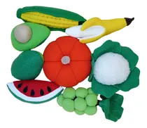 Comprar Comida De Juguete Tela Didactico Premium Frutas Y Verduras