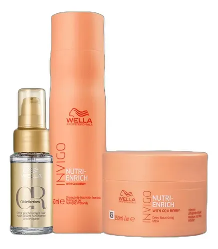 Kit Wella Professionals Invigo Nutri-enrich + Oil Reflection