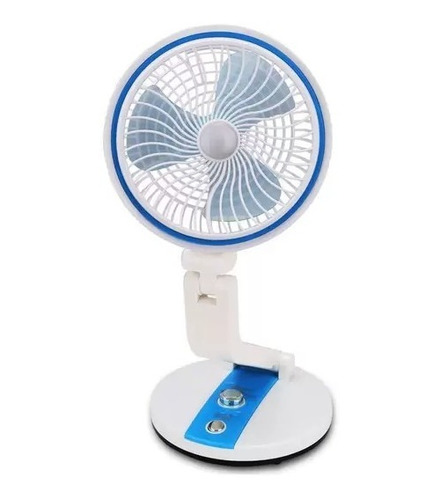 Mini Ventilador Luminária Abajur Led 360 Graus Recarregável