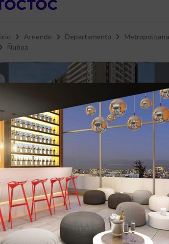 Arriendo Lindo Depto 2dorm 2ba 1est Piscina Ñuñoa