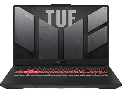 Laptop  Asus TUF Gaming A17 TUF A17 2023 FA707XI-NS94 negra AMD Ryzen 9 7940HS  16GB de RAM 1TB SSD, NVIDIA GeForce RTX 4070 144 Hz 1920x1080px Windows 11 Home