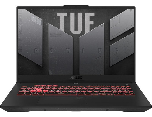 Laptop  Asus TUF Gaming A17 TUF A17 2023 FA707XI-NS94 negra AMD Ryzen 9 7940HS  16GB de RAM 1 TB SSD, NVIDIA GeForce RTX 4070 144 Hz 1920x1080px Windows 11 Home