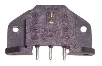 Conectores Puerto A/c 3 Pines Para Cable Alimentación. Pc X2
