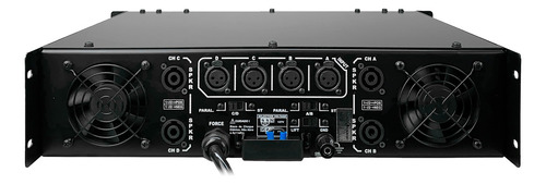 Amplificador Audio Leader Potencia Profissional Als 3000 W Rms 4 Canais Cor Preto