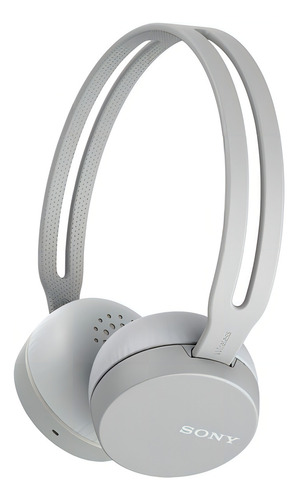 Fone De Ouvido Sem Fio Bluetooth Sony Wh-ch400 Nfc 20 Horas Cor Cinza-claro