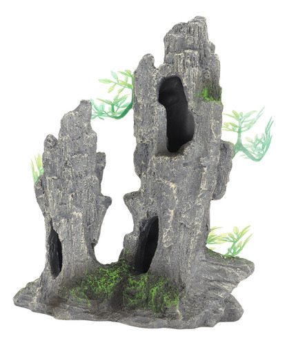 Decoración De Pecera Con Diseño De Paisaje, Acuario Y Montañ