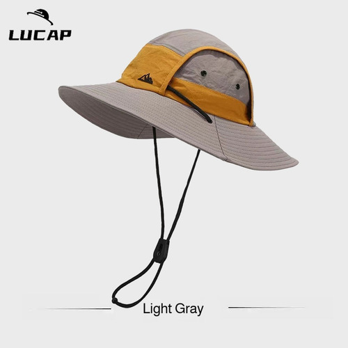 Gorro De Senderismo Impermeable De Ala Grande Para Hombre, P
