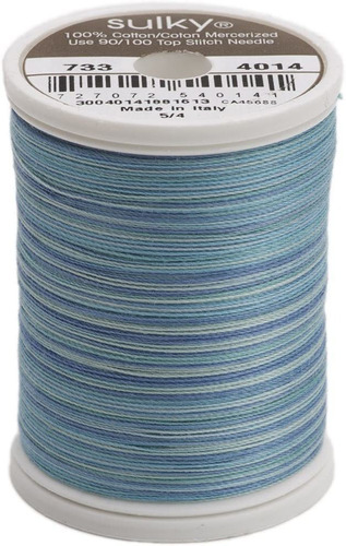 Sulky Blendables Hilo Para Coser, 1,640.4 Ft, Azul Océano