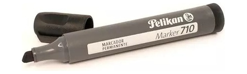 Marcador Pelikan 710 Punta Redonda Perm Indeleble X 10 Negro