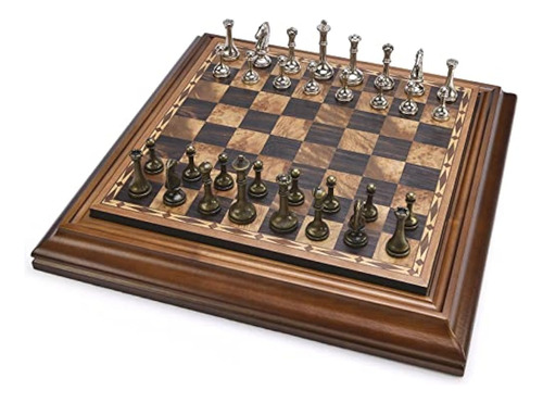 Amerous Juego De Ajedrez De Madera De 14 Pulgadas