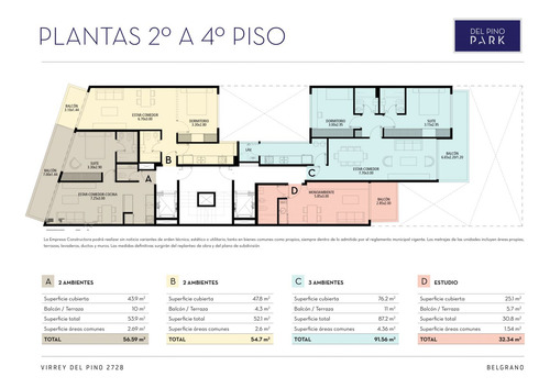 Del Pino Park Unidades exclusivas con amenities, entrega inmediata
