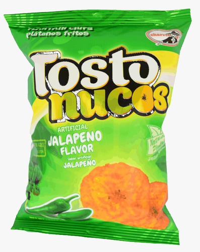 Tostonucos Sabor Chile Jalapeño 142 Grs ( 24 Piezas)