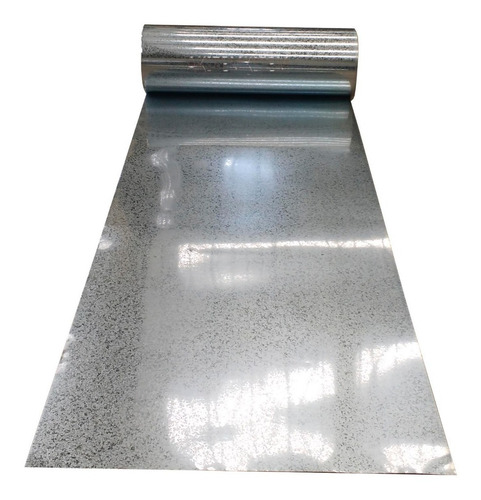 Chapa Zincada Em Rolo Folha Lisa - 60 Cm X 10 Mt - Souzafer