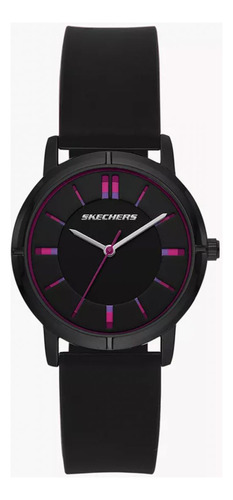 Reloj Para Mujer Skechers Bellflower Sr6284 Negro