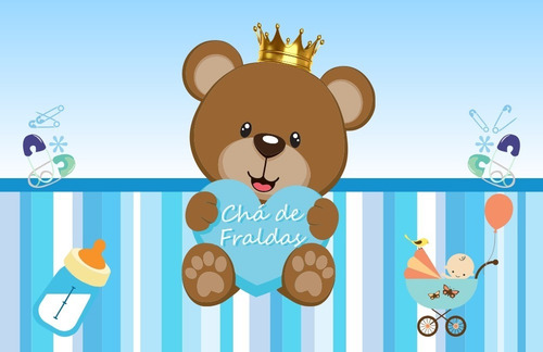 Painel De Festa Ursinho Principe Azul Cha De Bebe 100x070cm Mercado Livre Painel De Festa Ursinho Principe Azul Cha De Bebe 100x070cm Mercado Livre