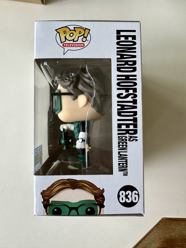 Funko Pop Leonard Hofstadter As Green Lantern Sdcc 2019 (Usado)