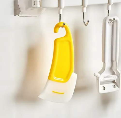 Set De 3pz Espatula De Silicon Raspador Para Cocina Amarillo