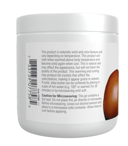 Now Solutions | Manteca de karité | Shea Butter 7 Oz