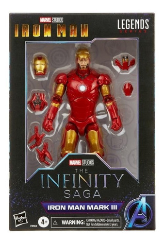 Imagen 1 de 4 de Iron Man Mark Iii Infinity Saga Marvel Legends