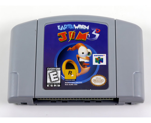 Earth Worm Jim 3d Nintendo 64 N64 Americano Salvando