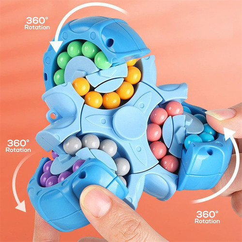 . Rompecabezas Frijol Cubo Mágico Girar Juguetes