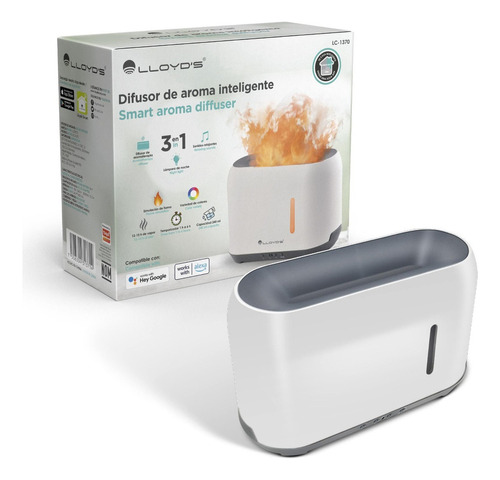 Difusor De Aroma Inteligente, Control C/smartphone 6 Sonidos Color Blanco