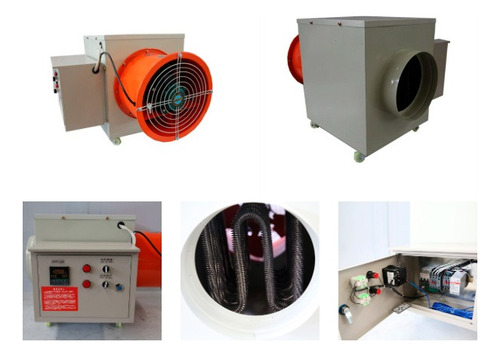 Calefactor Extractor Industrial Digital 10kw 380v Tecnodeliv