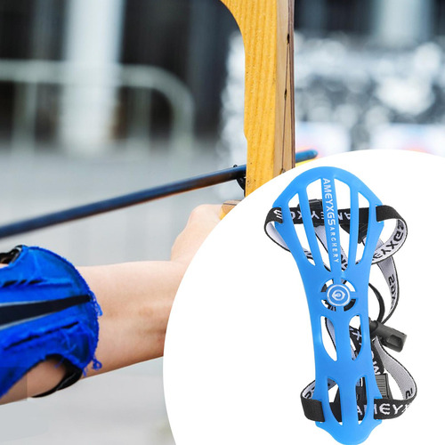 Protector De Brazo De Tiro Con Arco,equipo De Azul