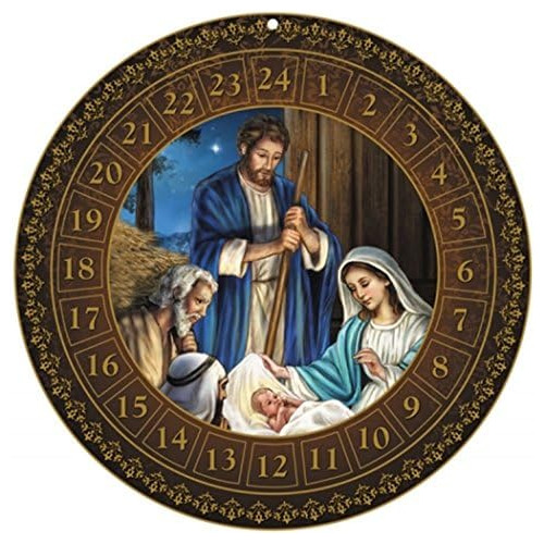 Calendario De Adviento De Sagrada Familia Pestañas Tro...