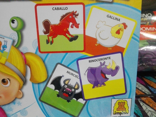 Imagen 3 de 4 de Juego De Mesa Que Animal Soy 5 Años Implas La Plata Myuj