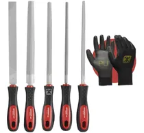 Comprar Kit De Limas Profissionais Com Cabo 5 Peças 200mm Gedore
