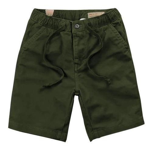 Bermuda Short Casual Playa Con Bolsas Moda Gabardina 3015 S