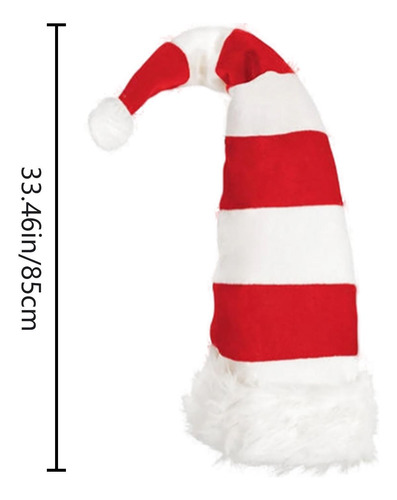 Gorro De Papá Noel De Felpa Gorro De Navidad De Felpa Sombre
