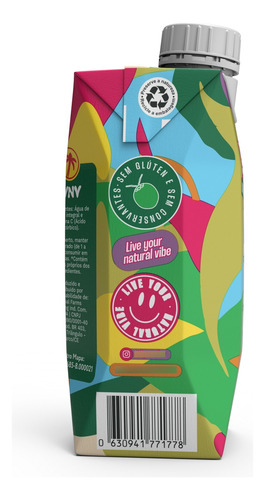 Água De Coco Lynv 330ml - Caixa C/ 12