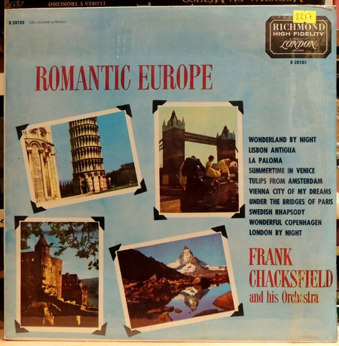 Frank Chacksfield And His Orchestra - Romantic Europe (vinyl (Usado)