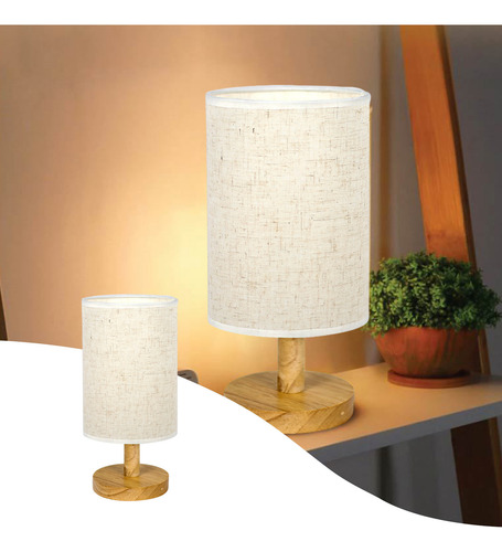 Lámpara De Mesa Con Luz Nocturna En V Para Dormitorio, 3 Dir