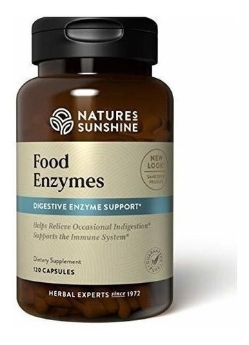 Suplemento en cápsula Nature's Sunshine Store  Alimentos enzimas enzimas bromelina y papaína betaine hcl