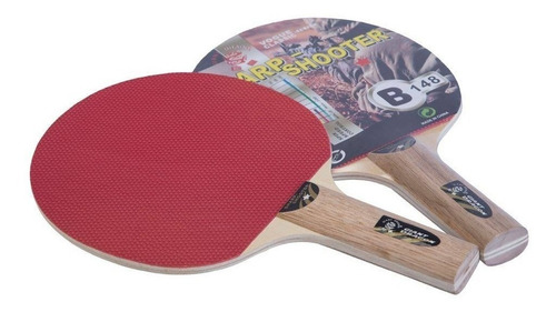 Paleta Ping Pong Madera Tenis Mesa Goma 1 Estrella Star