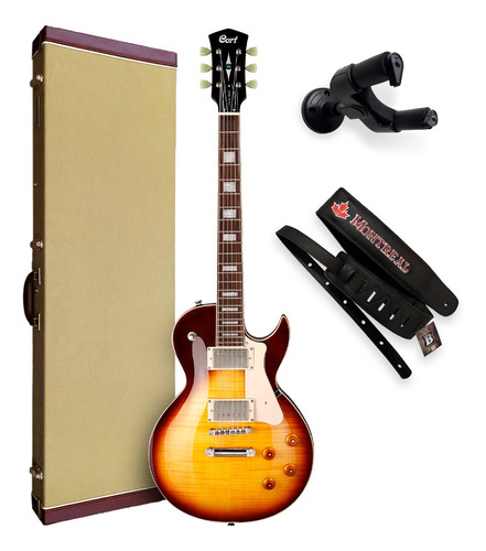 Guitarra Les Paul Cort Classic Rock Cr250 Vb C/ Case + Nfe