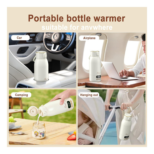 Calentador De Botellas Portátil Para Viajar Calentador De De