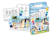 Comprar Bluey Pintando Acuarelas Colorear Set De Arte Escolar