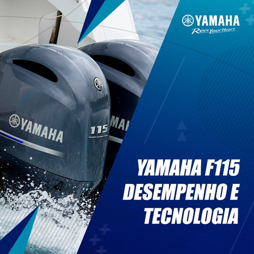Imagem 4 de 4 de Motor De Popa Yamaha 115hp 4t