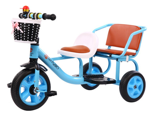 Cochecito De Bebé Gemelo Triciclo Bicicleta